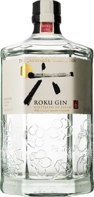 Bouteille de spiritueux : Roku Gin de la marque Roku Gin