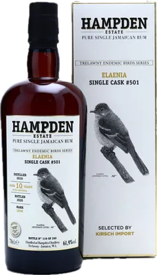 Bouteille de spiritueux : Trelawny Endemic Birds (Elaenia) de la marque Hampden