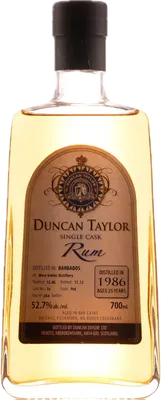 Bouteille de spiritueux : Single Cask Rum 1986 Aged 25 Years (West Indies Distillery) de la marque Duncan Taylor