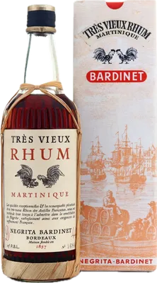 Bouteille de spiritueux : Bordeaux Très Vieux Rhum de la marque Bardinet