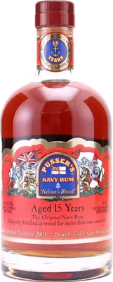 Bouteille de spiritueux : Nelson's Blood Aged 15 Years de la marque Pusser's