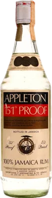 Bouteille de spiritueux : White 151 Proof de la marque Appleton Estate