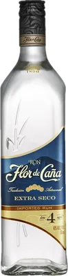 Bouteille de spiritueux : Extra Seco 4 Años de la marque Flor de Caña