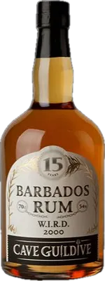 Bouteille de spiritueux : Barbados Rum de la marque Cave Guildive