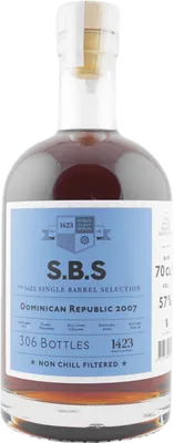 Bouteille de spiritueux : Dominican Republic de la marque S.B.S
