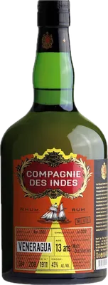 Bouteille de spiritueux : Veneragua de la marque Compagnie des Indes