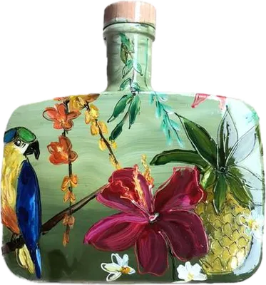 Bouteille de spiritueux : El Ron Flores - Edition Limitée de la marque FlowersNGin