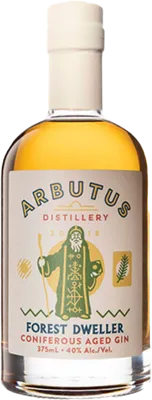 Bouteille de spiritueux : Forest Dweller Coniferous Aged Gin de la marque Arbutus Distillery
