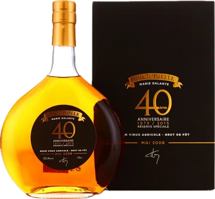 Bouteille de spiritueux : 40th Anniversary de la marque Bielle