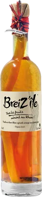 Bouteille de spiritueux : Breiz'île Tradition - Ananas Orange de la marque Breiz’île