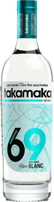 Bouteille de spiritueux : Blanc High 69° de la marque Takamaka