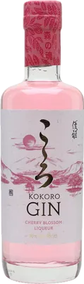 Bouteille de spiritueux : Gin Cherry Blossom Liqueur de la marque Kokoro