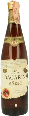 Bouteille de spiritueux : Añejo Vintage de la marque Bacardi