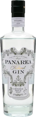 Bouteille de spiritueux : Island Gin de la marque Panarea