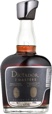 Bouteille de spiritueux : 2 Masters Barton Blend of 3 Casks de la marque Dictador