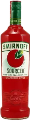 Bouteille de spiritueux : Cranberry Apple de la marque Smirnoff
