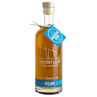 Bouteille de spiritueux : Caribbean Blue de la marque Avontuur