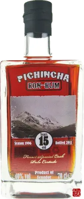 Bouteille de spiritueux : Pichincha Ron-Rum de la marque F&G SRL