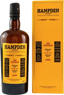 Bouteille de spiritueux : The Younger de la marque Hampden