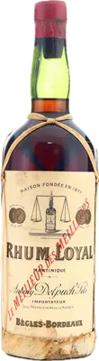 Bouteille de spiritueux : Rhum Loyal de la marque Antony Delpuch