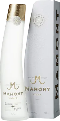 Bouteille de spiritueux : Mamont Vodka 40° de la marque Mamont