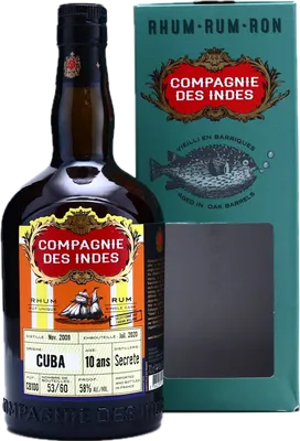 Bouteille de spiritueux : Cuba (Selectionne Fabian Williams) de la marque Compagnie des Indes