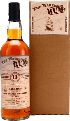 Bouteille de spiritueux : Barbados de la marque Foursquare