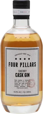 Bouteille de spiritueux : Sherry Cask Gin de la marque Four Pillars