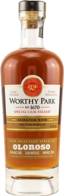 Bouteille de spiritueux : Special Cask Release #7 Oloroso de la marque Worthy Park