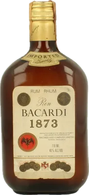 Bouteille de spiritueux : 1873 de la marque Bacardi