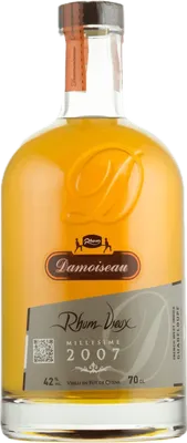 Bouteille de spiritueux : Rhum Vieux Millésime 2007 de la marque Damoiseau