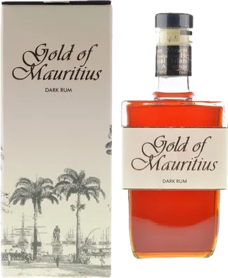 Bouteille de spiritueux : Dark Rum de la marque Gold of Mauritius
