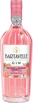 Bouteille de spiritueux : Pamplemousse de Méditerranée et Romarin Intense de la marque Bartavelle
