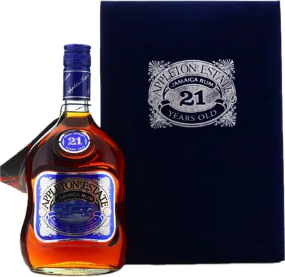 Bouteille de spiritueux : 21 Years US Import de la marque Appleton Estate