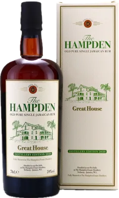 Bouteille de spiritueux : Great House (Distillery Edition 2020) de la marque Hampden