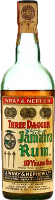 Bouteille de spiritueux : Three Dagger Jamaica Rum de la marque J. Wray & Nephew LTD.