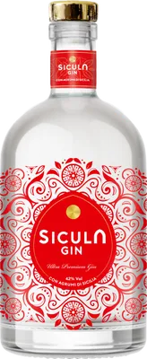 Bouteille de spiritueux : Ultra Premium Gin de la marque Sicula Gin