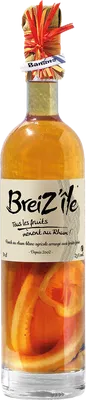 Bouteille de spiritueux : Breiz'île Tradition - Banane Ananas de la marque Breiz’île