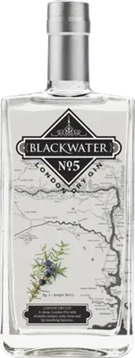 Bouteille de spiritueux : No. 5 Gin de la marque Blackwater