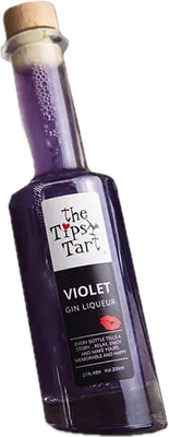 Bouteille de spiritueux : Violet Gin Liqueur de la marque The Tipsy Tart