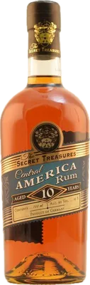 Bouteille de spiritueux : Central America Rum de la marque Secret Treasures