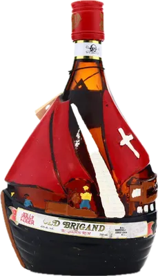 Bouteille de spiritueux : Old Brigand Jolly Roger de la marque Foursquare