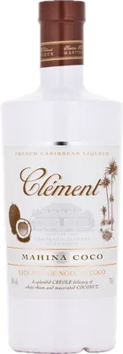 Bouteille de spiritueux : Mahina Coco de la marque Clément