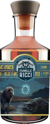 Bouteille de spiritueux : Zodiac Lion de la marque Famille Ricci