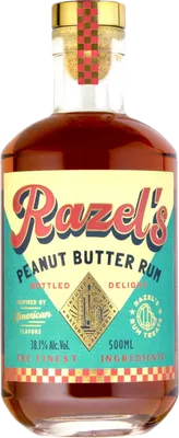 Bouteille de spiritueux : Peanut Butter Rum de la marque Razel's
