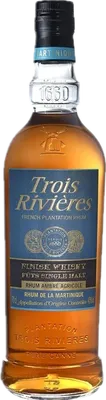 Bouteille de spiritueux : Finish Whisky Fûts Single Malt de la marque Trois Rivières