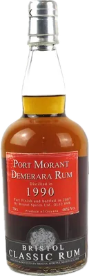 Bouteille de spiritueux : Demerara Rum de la marque Bristol Classic Rum