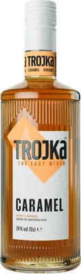 Bouteille de spiritueux : Caramel de la marque Trojka
