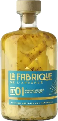 Bouteille de spiritueux : N°01 Ananas Victoria & Noix de Coco de la marque La Fabrique de l’Arrangé