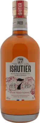 Bouteille de spiritueux : Rhum Vieux 7 Ans d'Âge de la marque Isautier